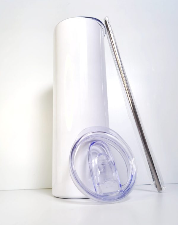 Bicchiere termico con canuccia in Acciao inox 880 ml personalizzabile