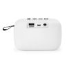 CASSA BLUETOOTH RICARICABILE SPEAKER CORPO SOFT TOUCH E ANELLO PER IL TRASPORTO